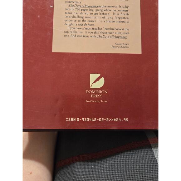 Days of vengeance by David Chilton 0930462022 Dominion Press - Picture 9 of 9